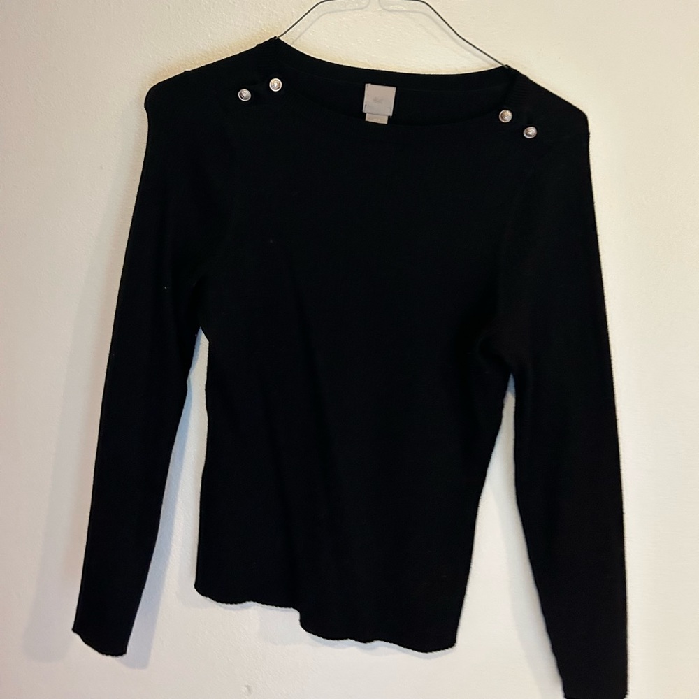 H&M Black Sweater Top